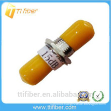 ST 15 dB Fixed type Fiber Optic Attenuator for telecommunication